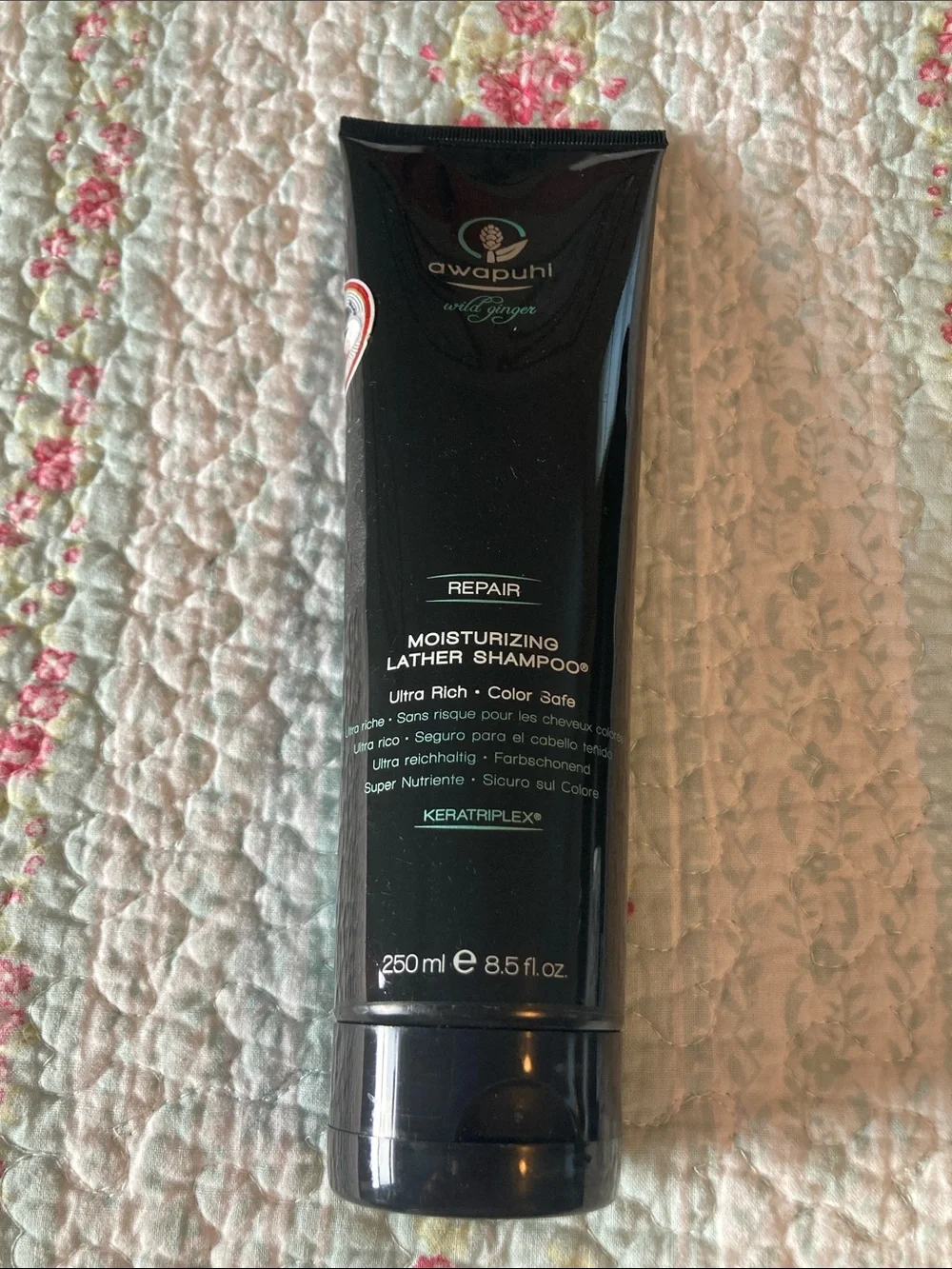 Awapuhi Wild Ginger Moisturizing Lather Shampoo & Repair Keratin Cream Rinse